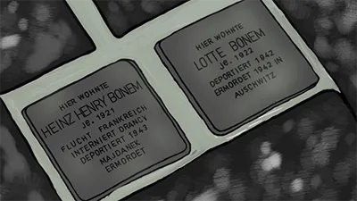 Screenshot aus "Heinz Henry Bonem und Lotte Bonem, Nauwieserplatz 11/13"